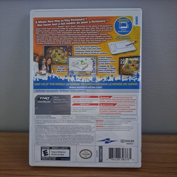 Pictionary (Nintendo Wii, 2010) Untested - Picture 2 of 5